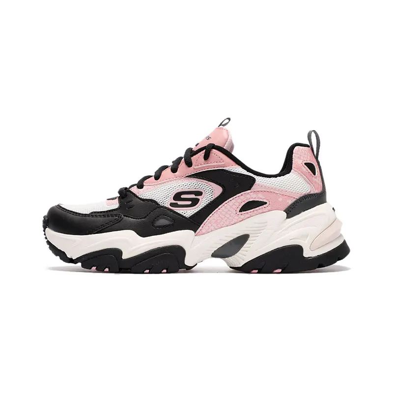 Skechers Skechers women's shoes panda shoes second generation mecha shoes sports shoes lightweight breathable casual shoes