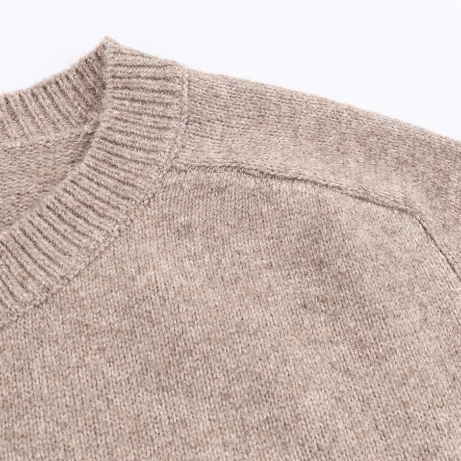 Faionable محبوك زر حتى ملابس خارجية للنساء الخريف جديد Sle عادية فضفاضة تناسب ألياف البوليستر طويلة Sve جولة Ne #3