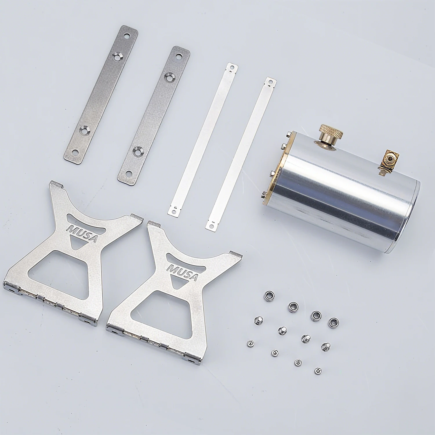 Engine Fuel Tank Engine Model Accessories Metal Fuel Tank Set Methanol Engine Suitable for Various Engines Model Parts