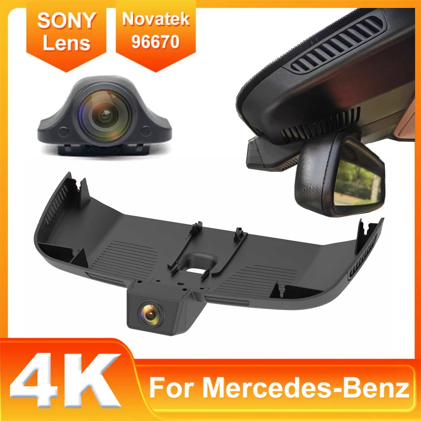 4K Wifi Dash Cam Car DVR Rear Camera for Mercedes Benz V Class w447 v200d v220d v250 v260 v300d EQV METRIS Marco Polo 2014-2022