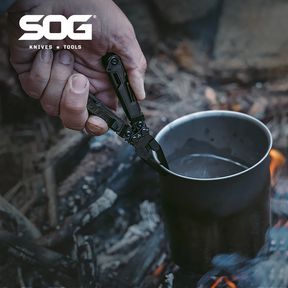 

SOG 19 in 1 PowerLitre Small Multitool Pliers w/ Corkscrew Folding Knife EDC Outdoor Camping Hiking Survival Pocket Tools Gear
