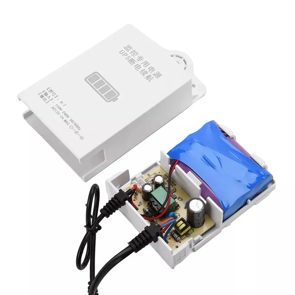 12V 1800mah UPS Uninterruptible Power Supply Monitoring Power Regulated Power Supply For Wifi IP Camera US EU-Plug