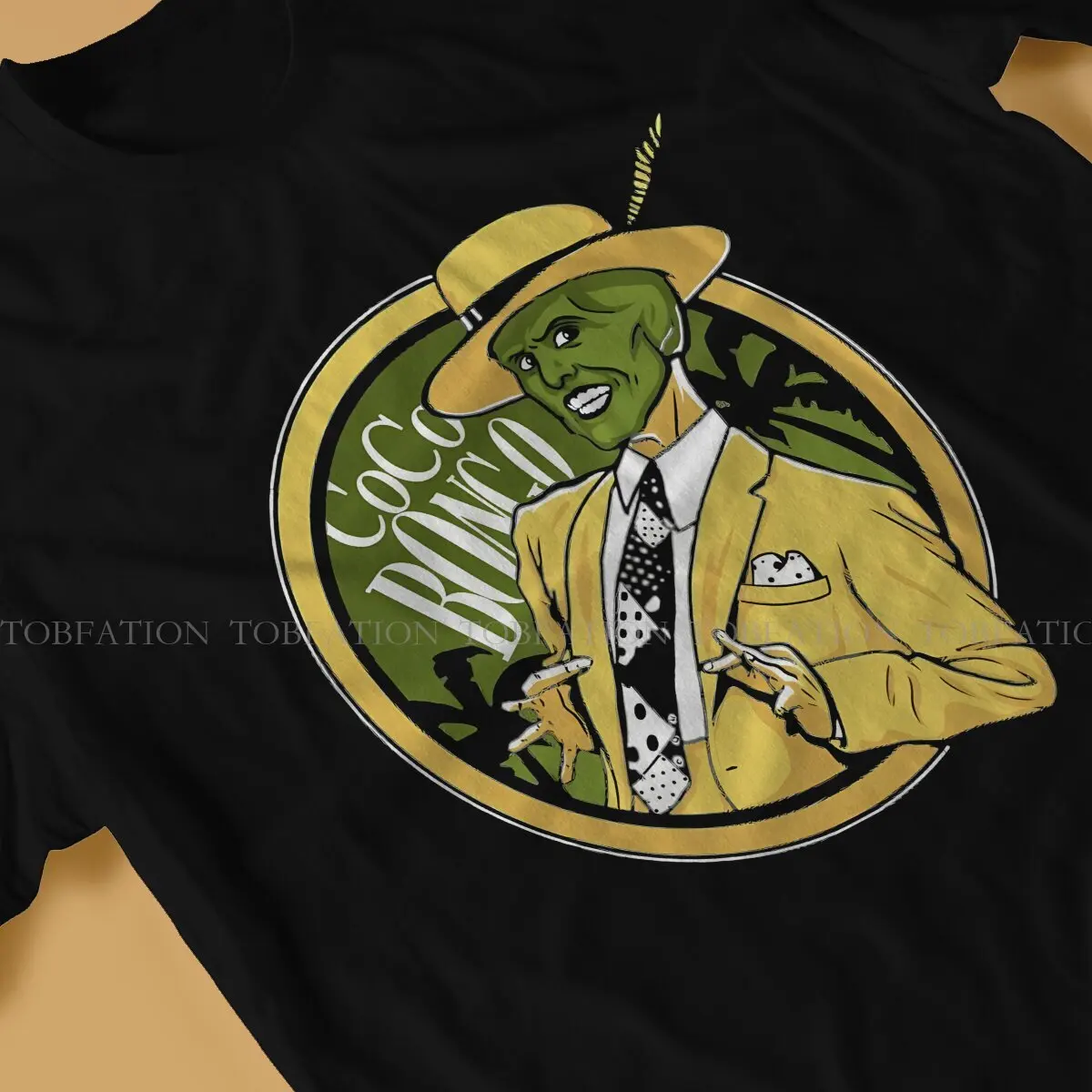 قناع للرجال فيلم مطبوع تي شيرت قطني ، قطن ، رسم توضيحي مضحك ، أسلوب مضحك للرجال #4