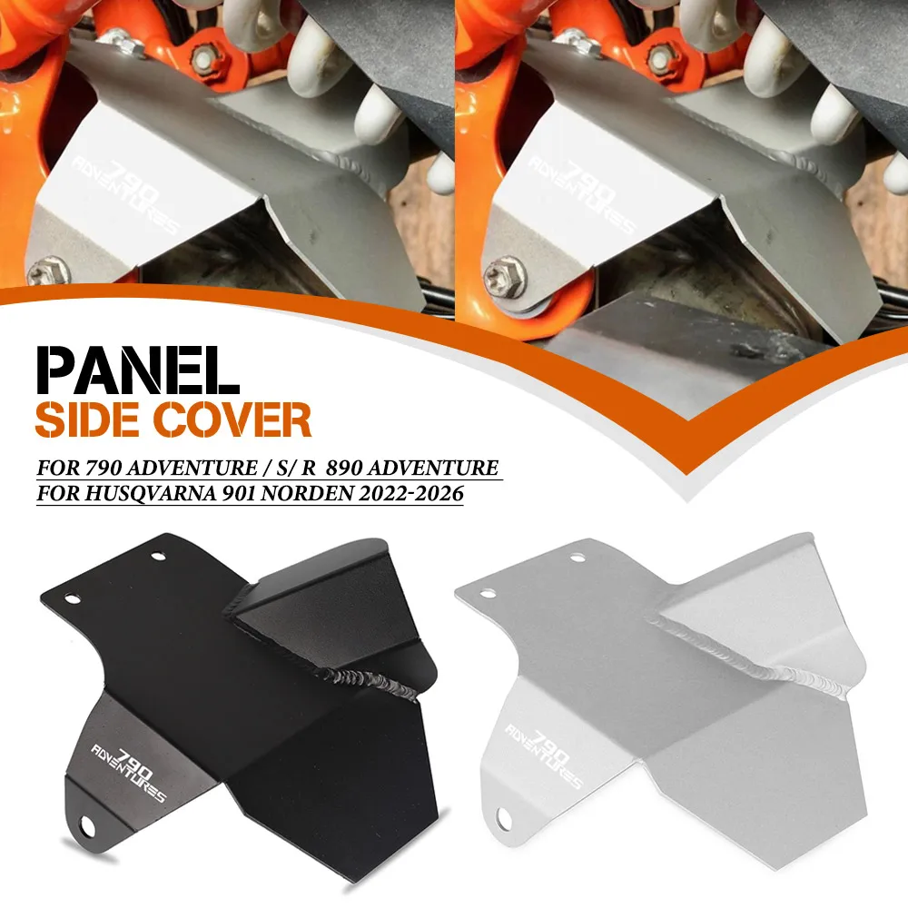 

For 790 Adventure / S/ R 890 Adventure Motorcycle Accessories Shock Heat Shield Guard Cover For Husqvarna 901 Norden 2022-2026