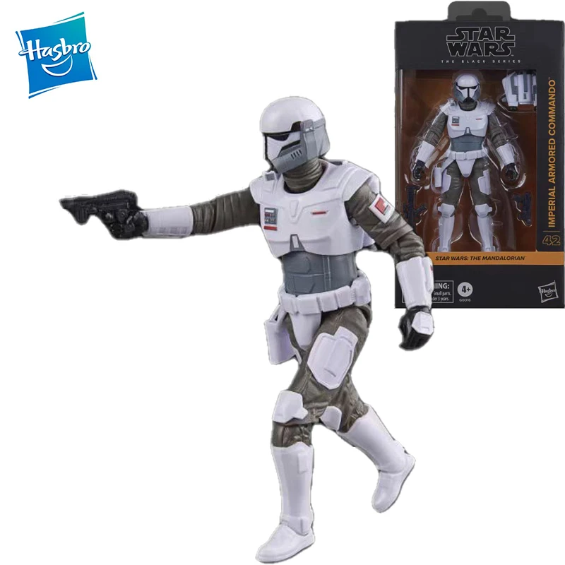 Hasbro Star Wars Black Series Mandalorian Imperial Armored Commando Action Figure Model Gift Toy Collection for Kids 6 Inches