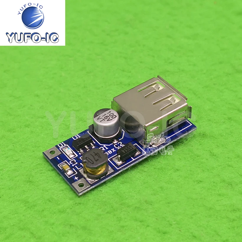 Free Ship 5pcs DC-DC Boost Module (0.9V ~ 5V) L 5V 600MA USB Boost Circuit Board 5V Output