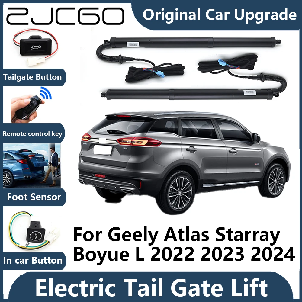 For Geely Atlas Starray Boyue L 2022~2024 Tailgate Electric Tail Gate Lift Prop Support Vehicle Power Rear Door Liftgate Strut