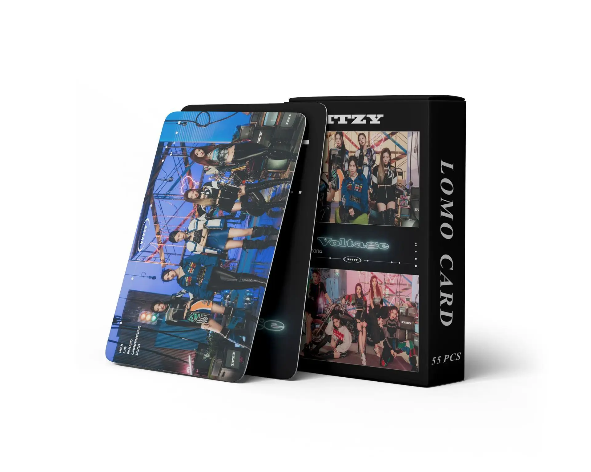 Kpop Idol 55pcs/set Lomo Cards ITZY Voltage Photocards Photo Card Postcard For Fans Collection