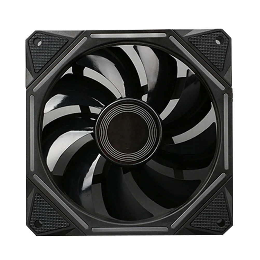 

12Cm Cooling Fan Argb 8-Side Lighting 9-Blade Strong Heat Dissipation Hydraulic Bearing Chassis Air Cooler Computer Radiator For