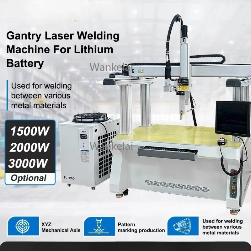 Laser Welding Machine for Metal 1500W 2000W 3000W Gantry Type Laser Welding Machine Battery Welder