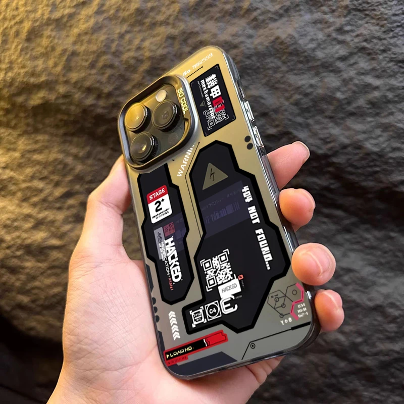 Mecha-Style Graffiti Phone Case for Oppo Realme 15 14 13 12 11 10 9i 8i C75 C65 C63 C55 C53 C35 C33 C20 C21Y C15 Pro Plus 4G 5G - view 6