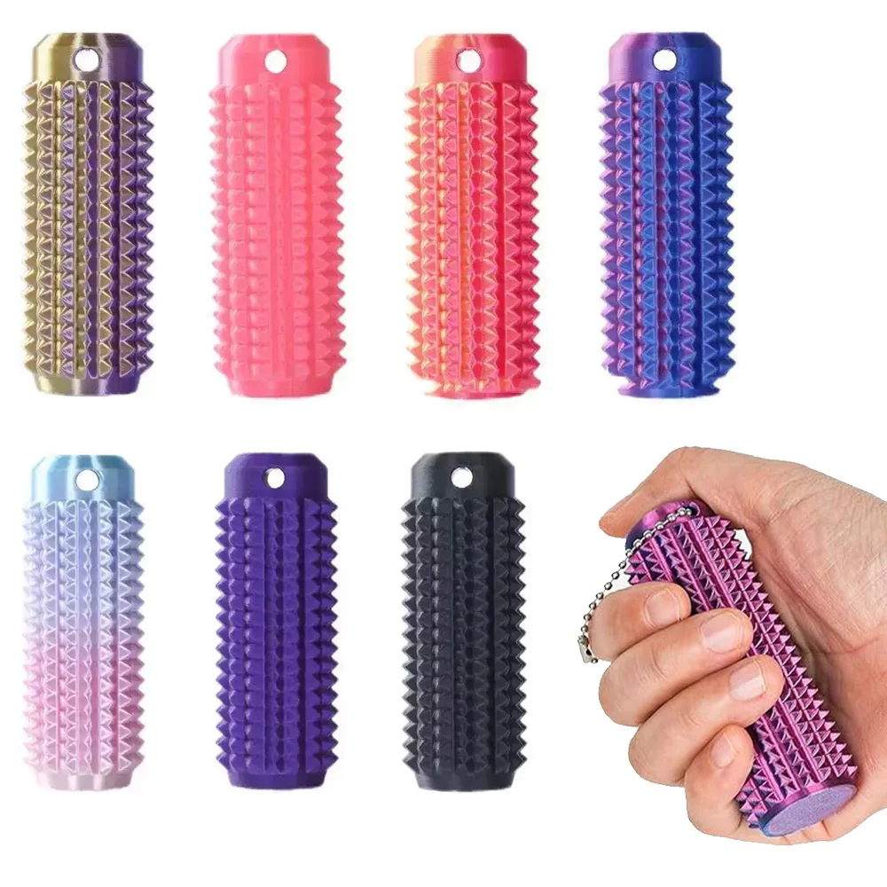 1PC Creative Decompression Key Pendant - Texture Convex Design Compact and Convenient - unisex decompression key pendant