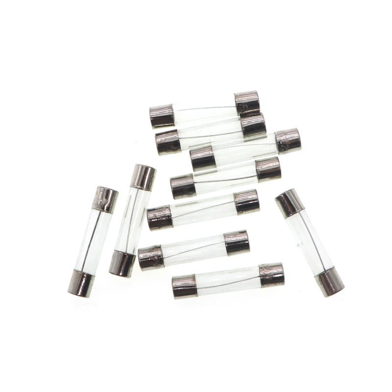 6X30mm Glass Fuse Tube F0.5/1/2/3/5/6/15/15/20/30A Car Cigarette Lighter 6 * 30