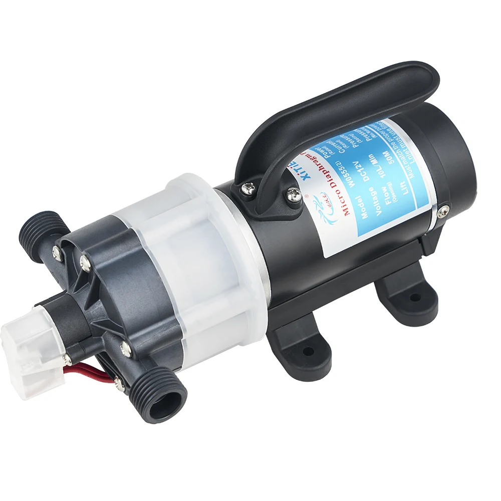 

W0555YD-12-120FS12V 120 Вт 1,3 МПа малошумящий бустерный насос, микродиафрагменный насос с высоким расходом, самовсасывающий насос