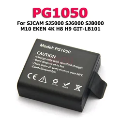 XDOU PG1050 3.7V 1050mah Sport Action Camera Battery for EKEN H9 H9R H3 H8PRO SJ4000 SJCAM SJ5000 M10 SJ5000 Replace Battery