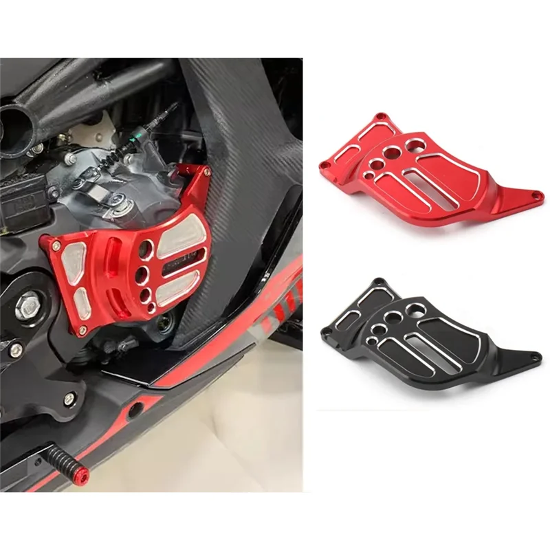 Motorcycles Engine Cylinder Cover Head Protection Cover Guards for CFMOTO 450 SR 450SR 450Sr 2022 2023(Red)