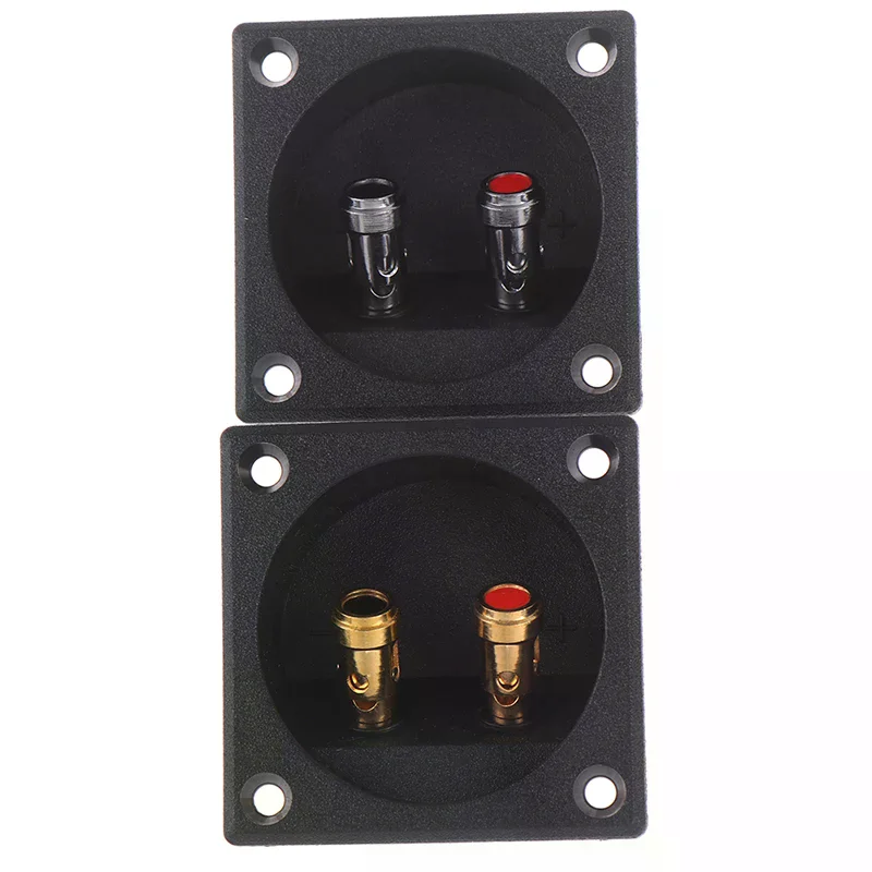 1Pc 50mm Ronde Cup Subwoofer Plug Auto Stereo Luidsprekerbox Terminal Connector
