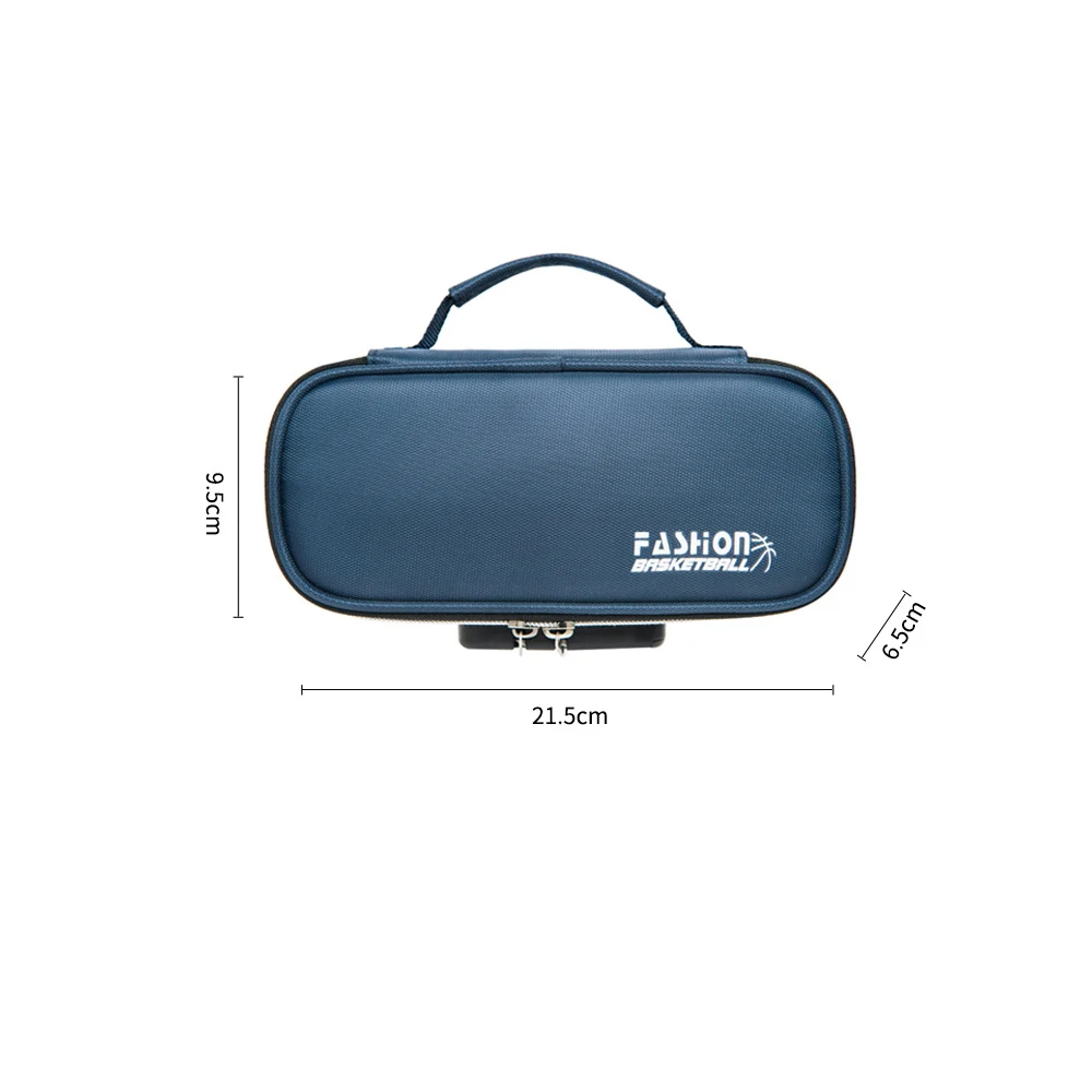 Office Supply Portable Password Lock Pencilcase Large Capacity Solid Color Pencil Box Simple Gift Pen Holder School Stationery