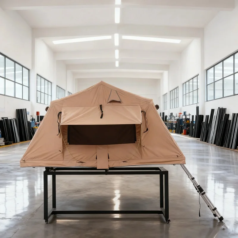 High Quality 140240126cm PU Coating Double Layer Oxford Fabric Aluminum Alloy Lightweight Roof Top Tent Wholesale Suppliers