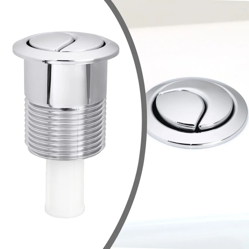 1pcs For Siamp For Skipper 45 Dual Flush Cistern Button For 34455009 Chrome Toilet Button Bathroom Supply 85x48mm