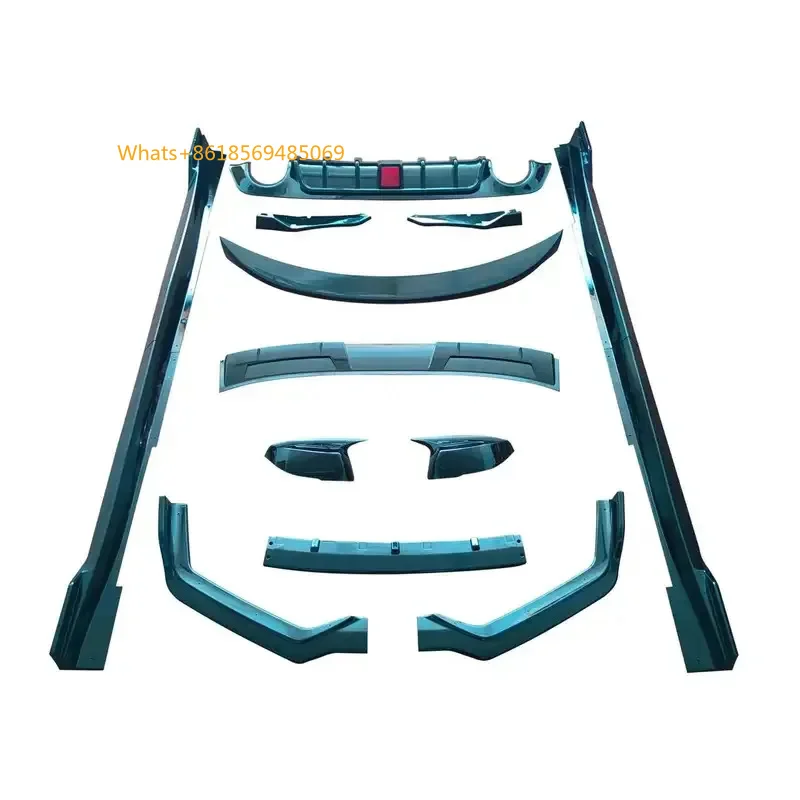 New Auto Car Accessories  Body Kit Q50 With Front Bumper Lip Side Skirt Rear Bumper Lip Top Wing  Spoiler