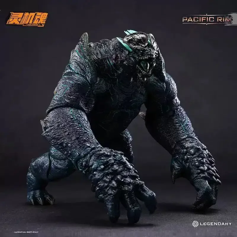 【Pré-venda】 LING JIHUN Original Pacific Rim kaiju Leathback 9,5 polegadas 24 CM Figuras de ação Coleção de brinquedos para presente