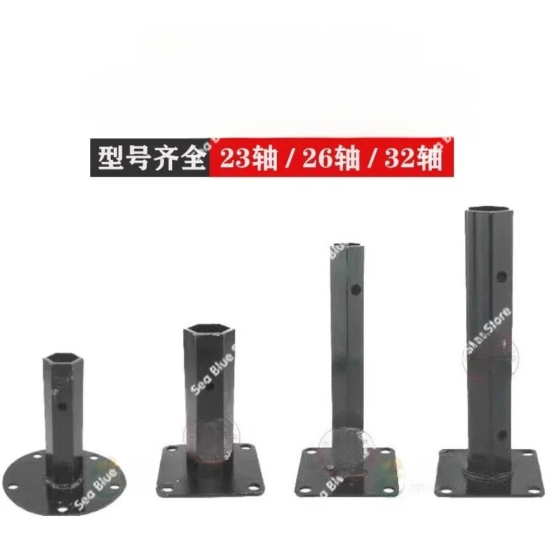 diesel micro-tiller tire shaft accessories rotary tiller soil solid tire hexagonal elongated wheel shaft traveling wheel shaft