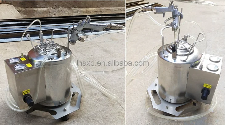 Cake Pizza Biscuit and Bread Handheld Spray Egg Dispenser Pneumatic Control Round Cake Mold Plate Toast Pan Oil Sprayer for Food