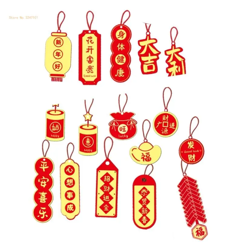 Traditional Chinese New Year Decoration Festive Housewarming Hangings Ornament Bring Luck and Wealth to Your Dropship