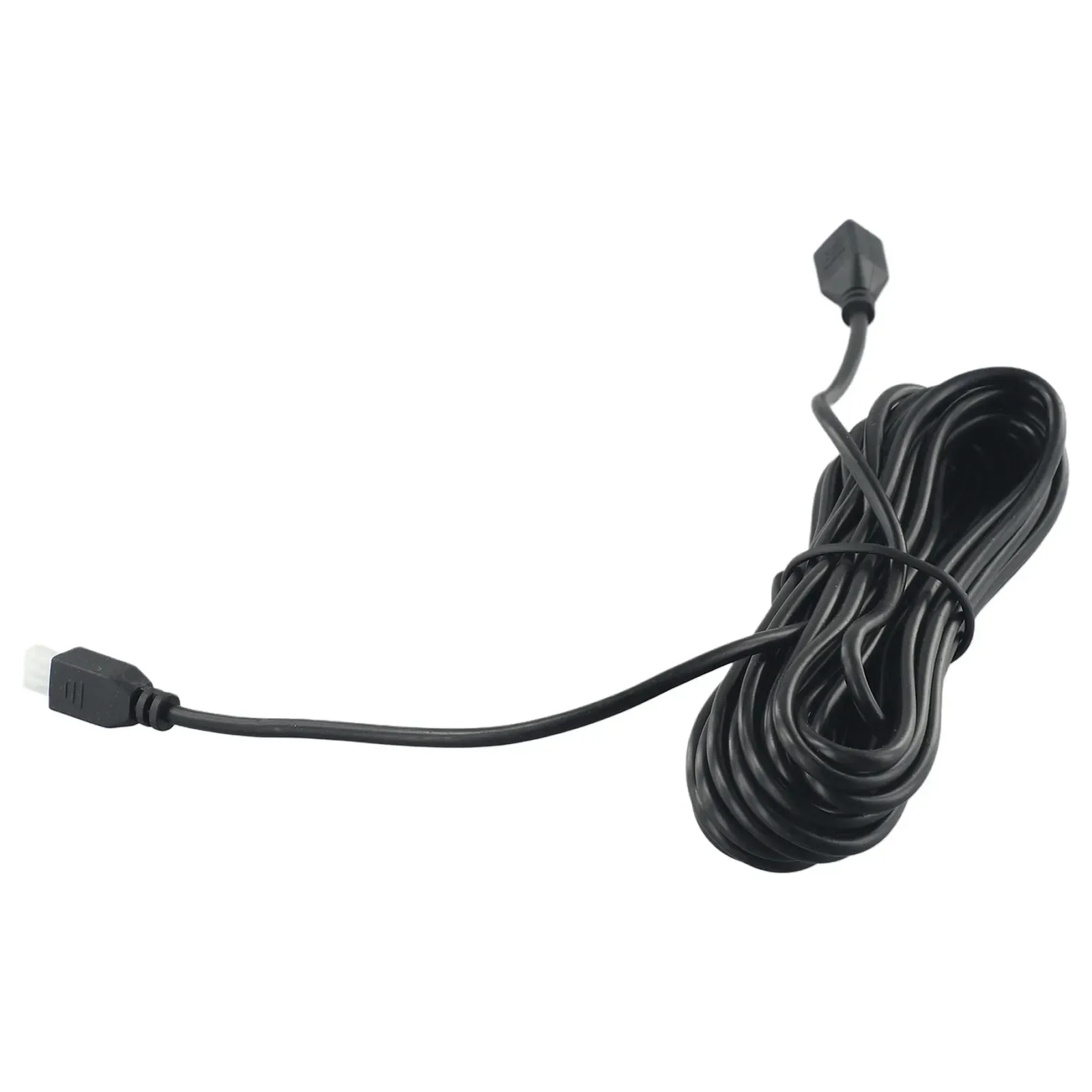 1pc Black 4m Extension Cable Cord Wire For Car Parking Sensor Accessories Black Plastic And Electrical Cable Parts