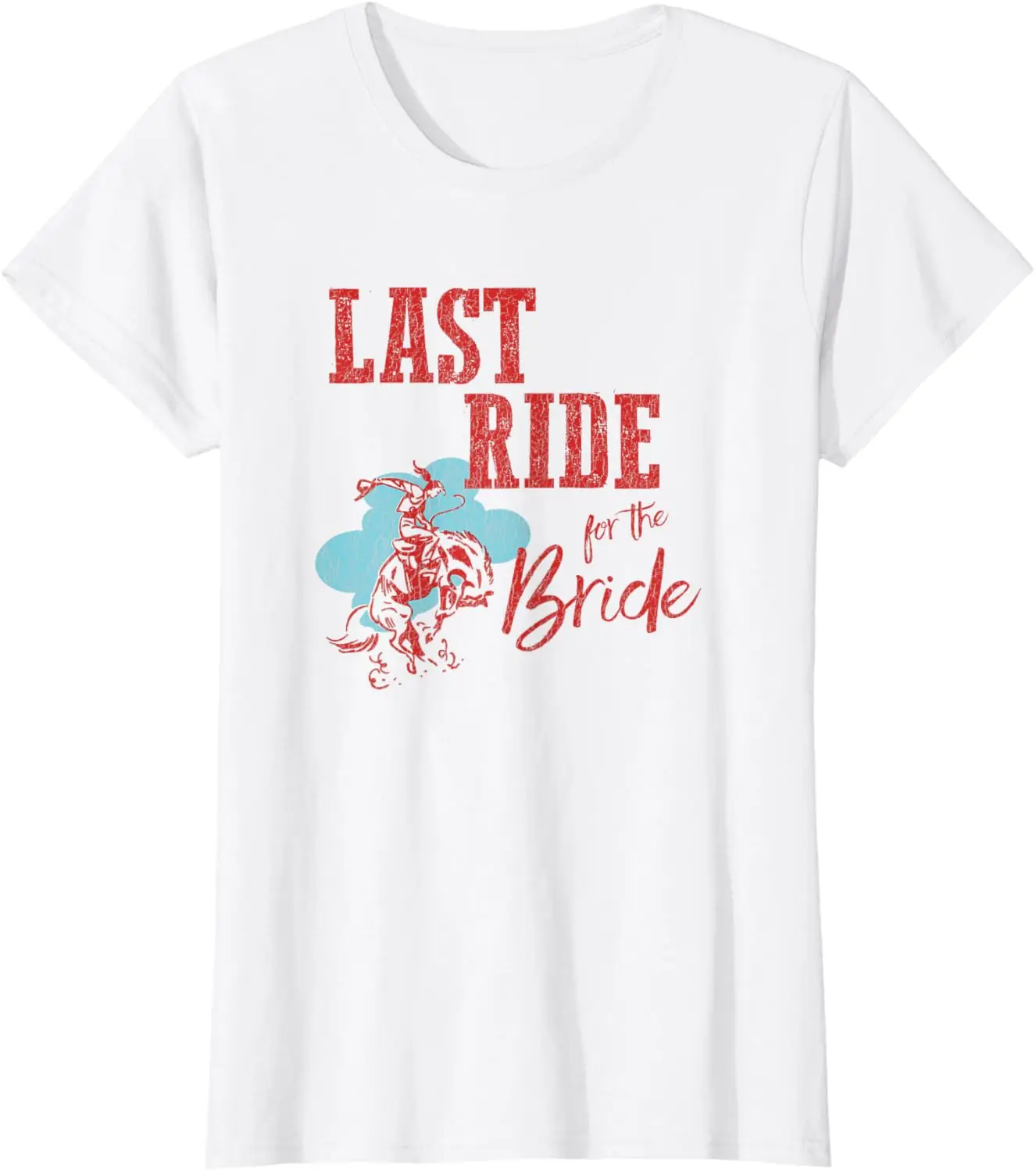 

Рубашка-ковбойка для девичника Футболка Last Ride for the Bride Футболка
