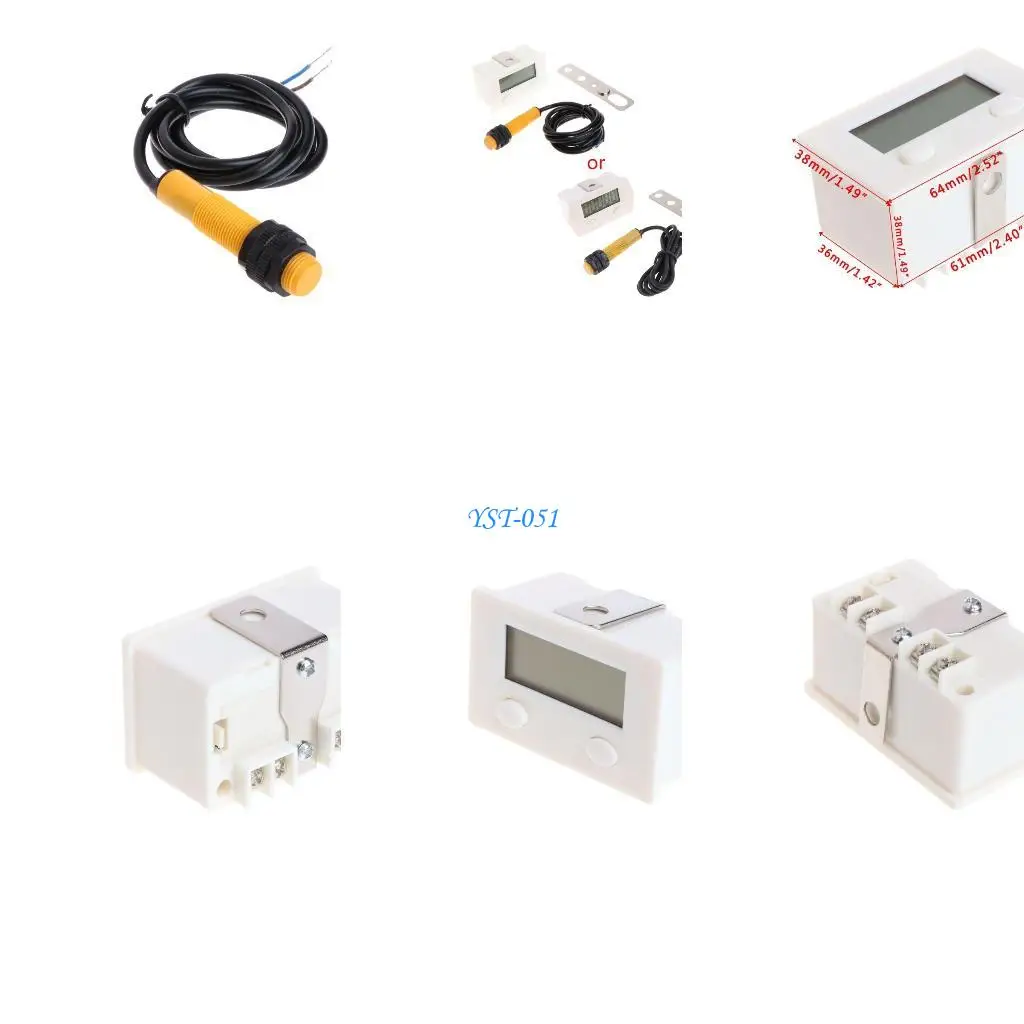 

E15A Digital 5 Digit LCD Electronic Counter for Winding Machine Shockproof