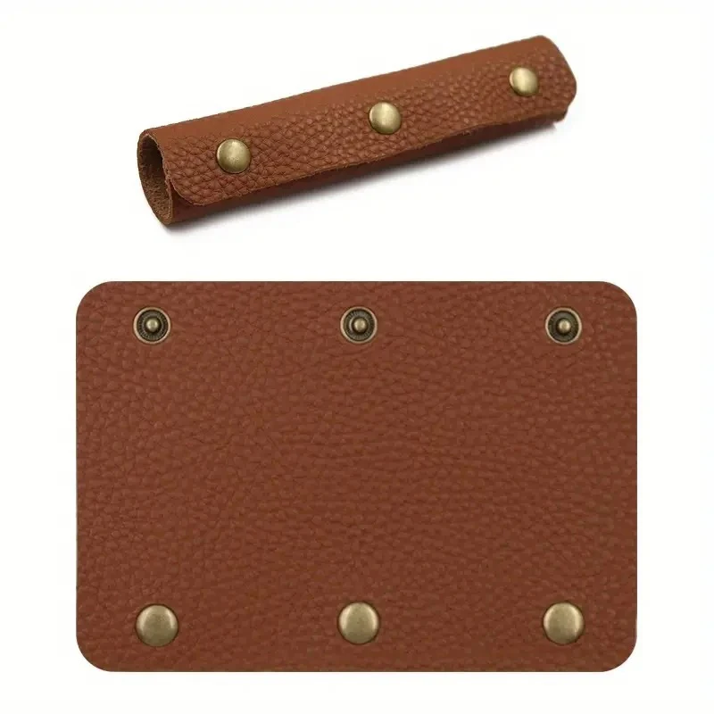 Ledergriff, Schutzhülle, PU-Handtaschengriff, Wickelsattelschnalle, Koffer, Handtasche Schultergurt, Kettentaschenzubehör – Detail 9