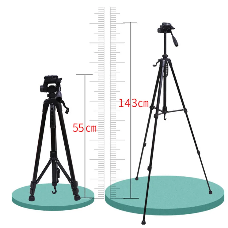 3520 Portable Tripod Set for Mobile Phones and Cameras with 1.5m Tripod for Projection Live Streaming Recording - view 3