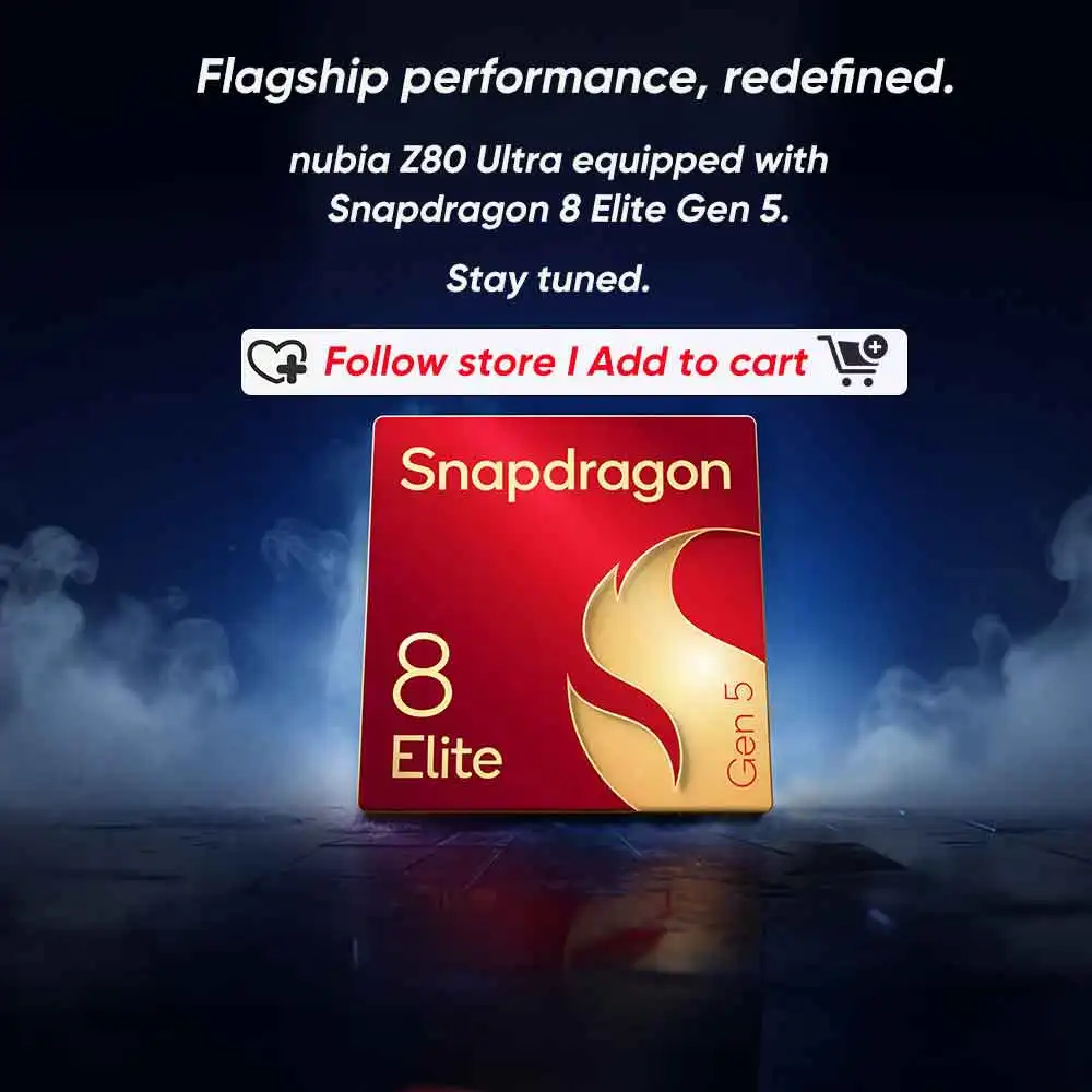 Nubia Z80 Ultra 5g Smartphone, Equipped with Snapdragon 8 Elite Gen 5. Stay Tuned