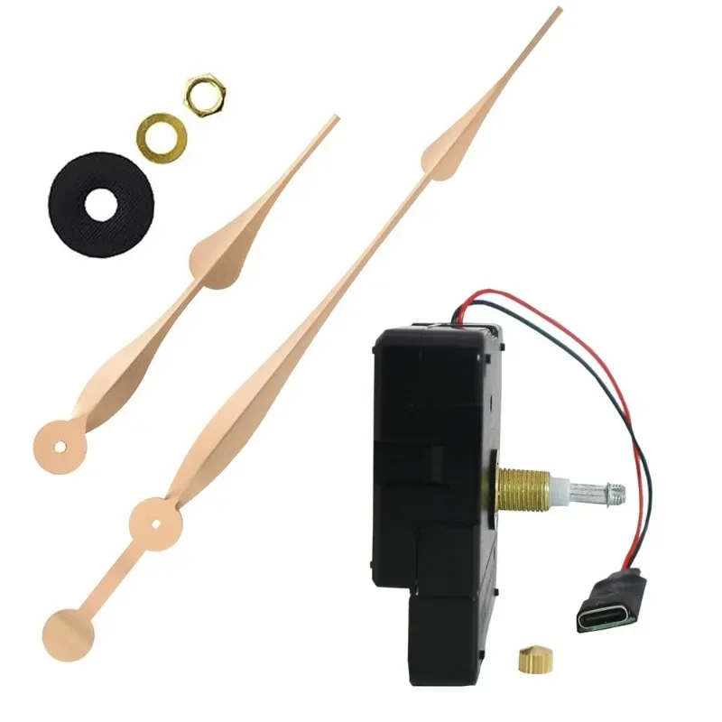 

Pointer Wall Clocks Movement Accessories High Torque Extension Shaft 17MM External Power Cord Various Styles Set Repair Tool
