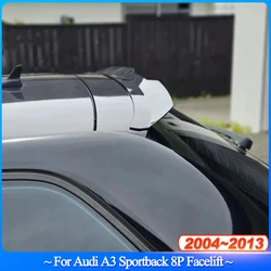 Rear Roof Spoiler Wing For Audi A3 Sportback 8P Facelift 2004-2013 Gloss Black Car Rear Tail Wing Decoration Universal Tuning