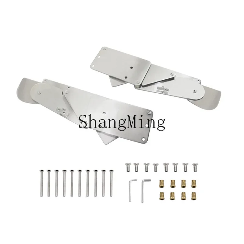 

CLL flip down folding table hidden telescopic multi-function connector small apartment bookcase wardrobe hardware accessories