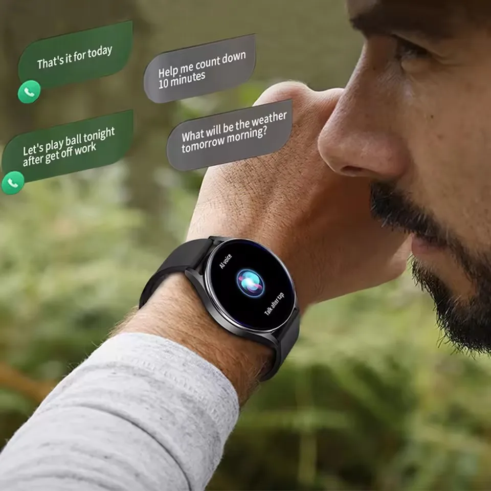 برو جديد إمرأة حساسية بلوتوث دعوة ساعة ذكية تتبع الصحة بلوتوث دعوة ساعة تنبيه Smartwatches الرجال Smartwatch الرياضة