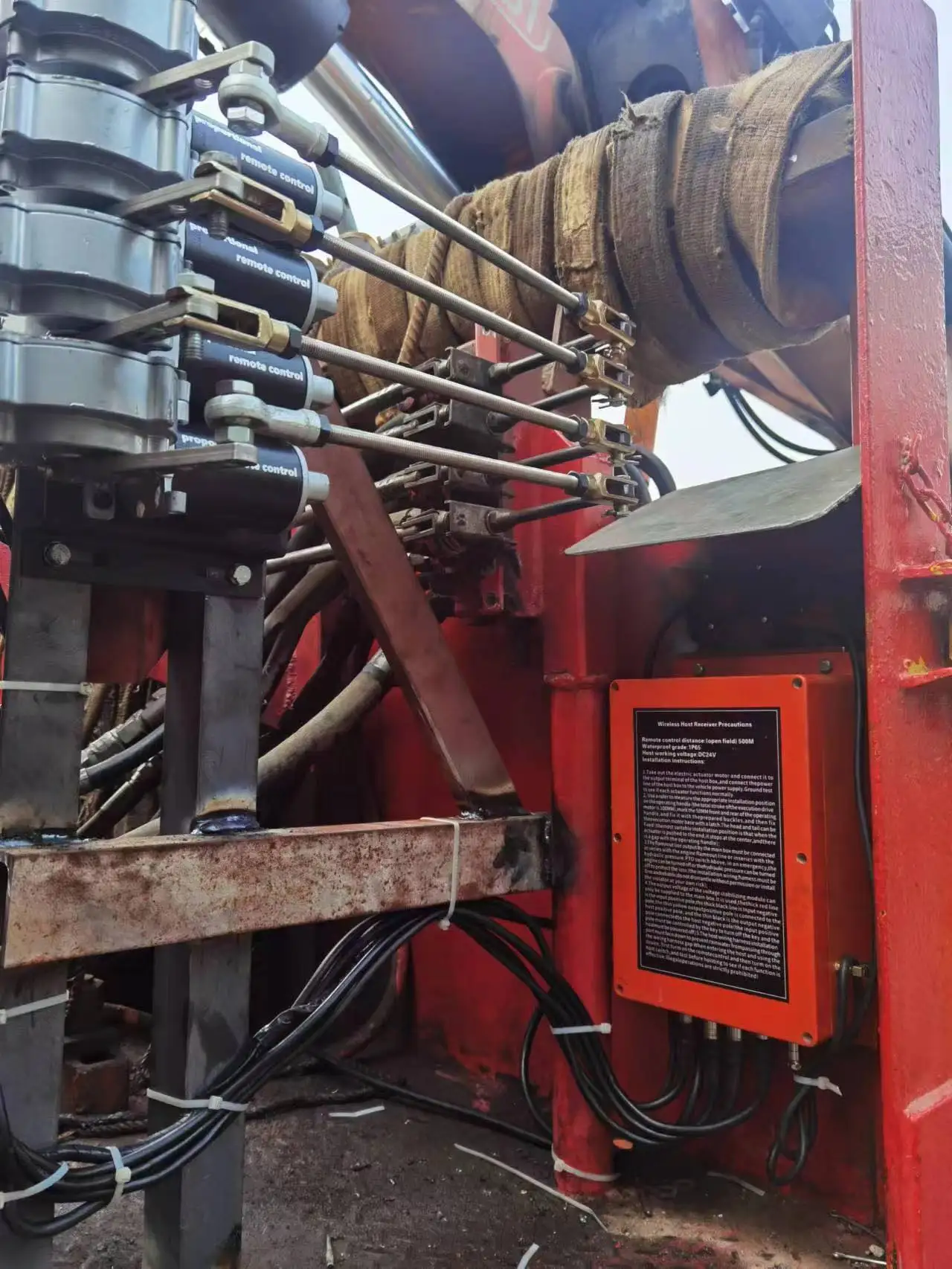 Truck Crane Manipulator Hydraulic Proportional Wireless Remote Controller