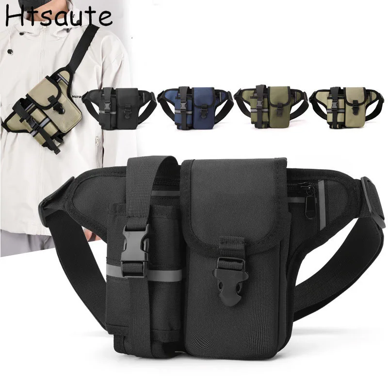 Multi-function Chest Bags Men Women Oxford Cloth Vest Hip-Hop Street Belt Pouch bags for men Fashion Chest Pack