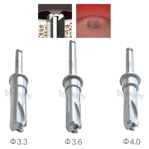 Imagen 2 del producto Taladros de elevación de membrana dental que se adaptan a la tubería de agua hidráulica Ossstemm Crestal Sinus CAS