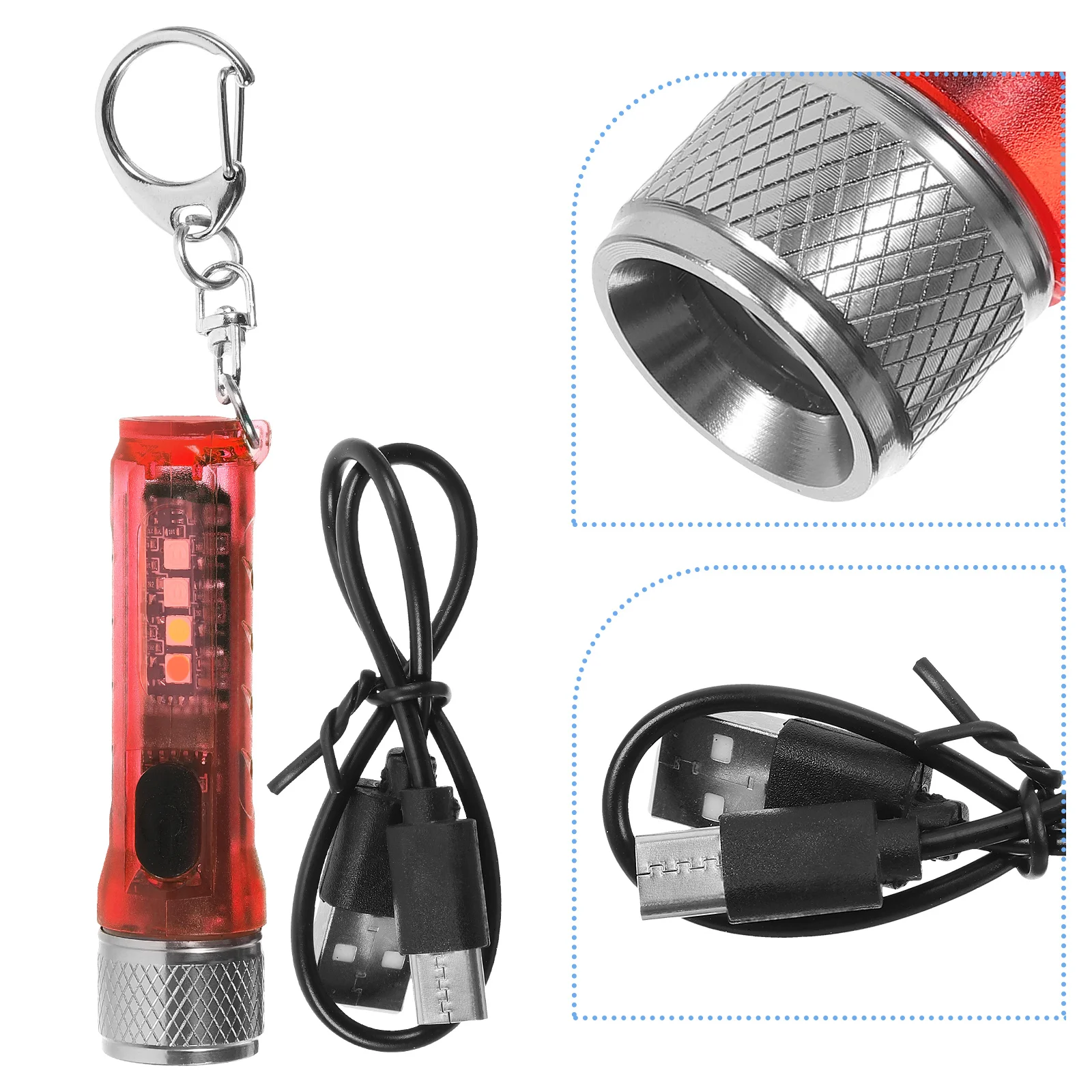 

Compact Multi-Use Mini Flashlight with Magnetic Base for Night Vision Camping Hiking Travel Mini Flashlight Powerful Flashlights