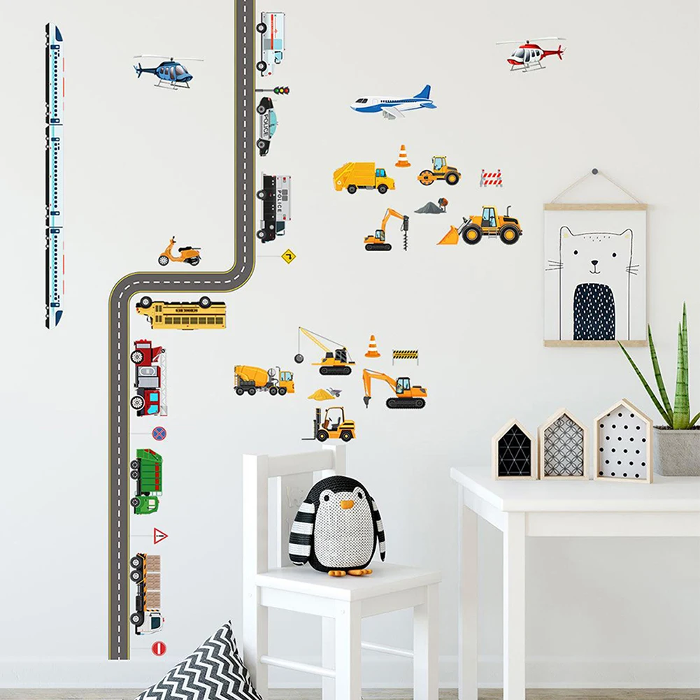 Boys Bedroom Car Poster Mural Removable Wall Decals 30*60cm 11.8*23.6in Transfer Belt Easy To Peel Off High Quality