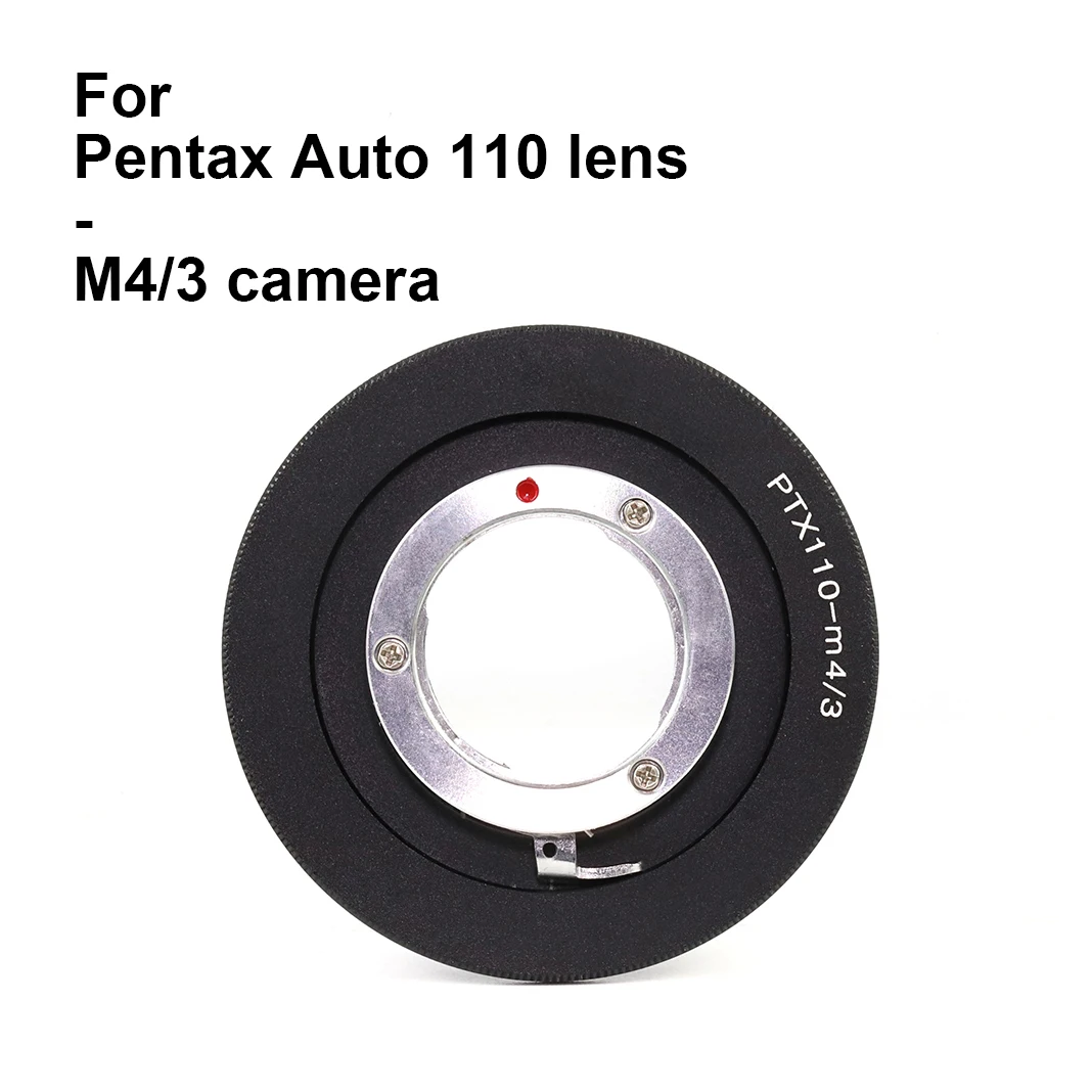 PTX110-M4/3 For Pentax Auto 110 Lens - Micro 4/3 M4/3 MFT Mount Adapter Ring for Olympus E-PL,E-M, Panasonic G,GF,GX,GH etc.