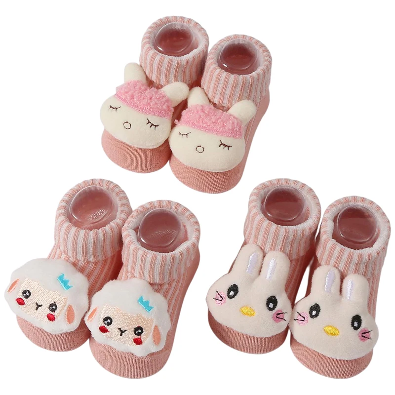 Baby Socks Cute 3D Animal Girls Boy Newborn Accessories Knitted Cotton Infant Gift Clothes Breathable Ankle Socks Kid Baby Stuff