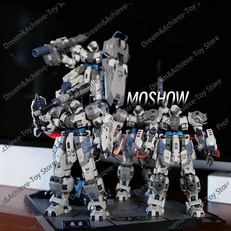MOSHOW 1/100 Fox Hound II 20cm Butcher Type 2 Action Figures Military-Style Robot Model Toy With Display Base Desk Deco Boy Gift