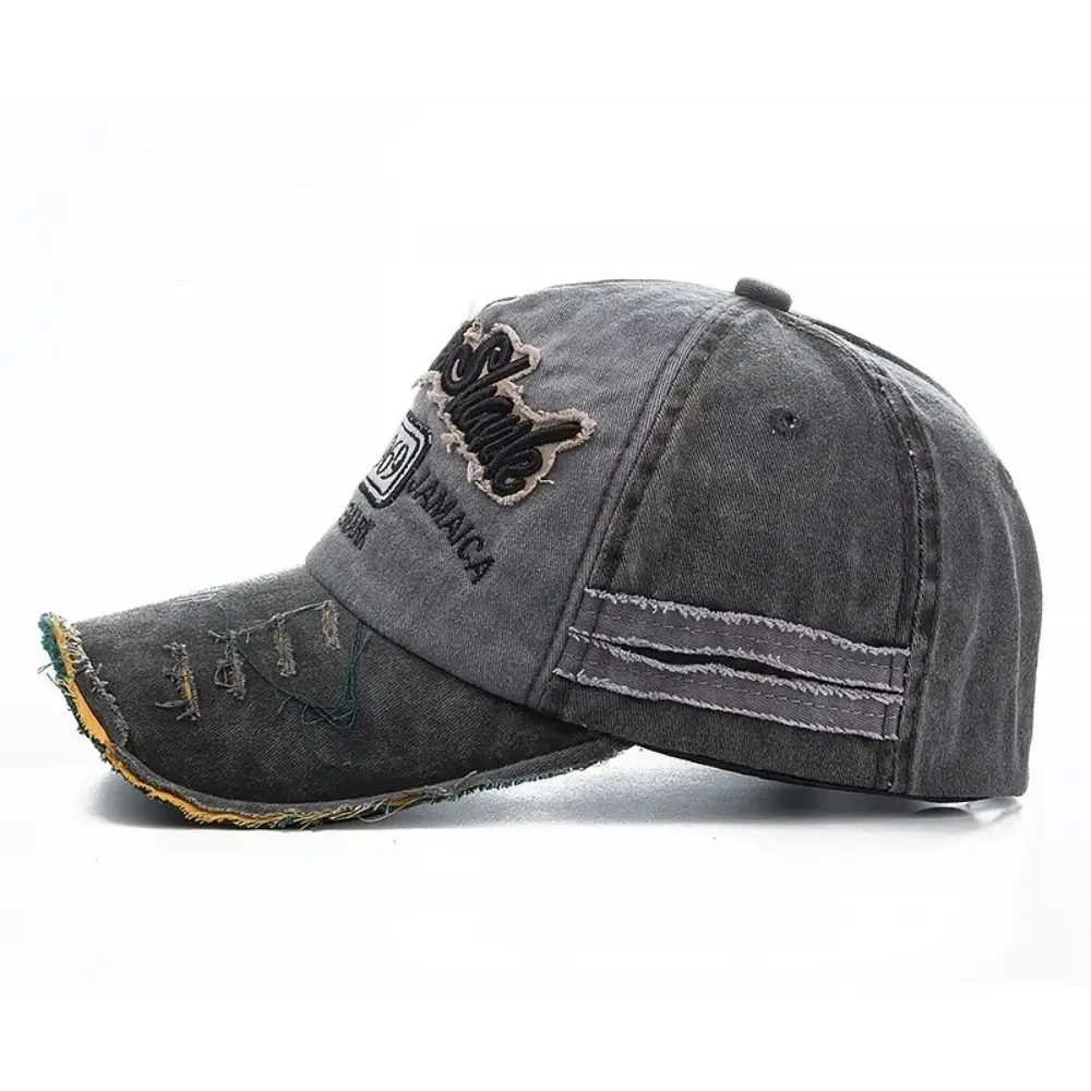 ป้องกันแสงแดดล้างตัวอักษร DENIM เบสบอลหมวก VINTAGE 1969 ตัวอักษร Snapback หมวกพ่อหมวก Casual Trucker หมวก Unisex