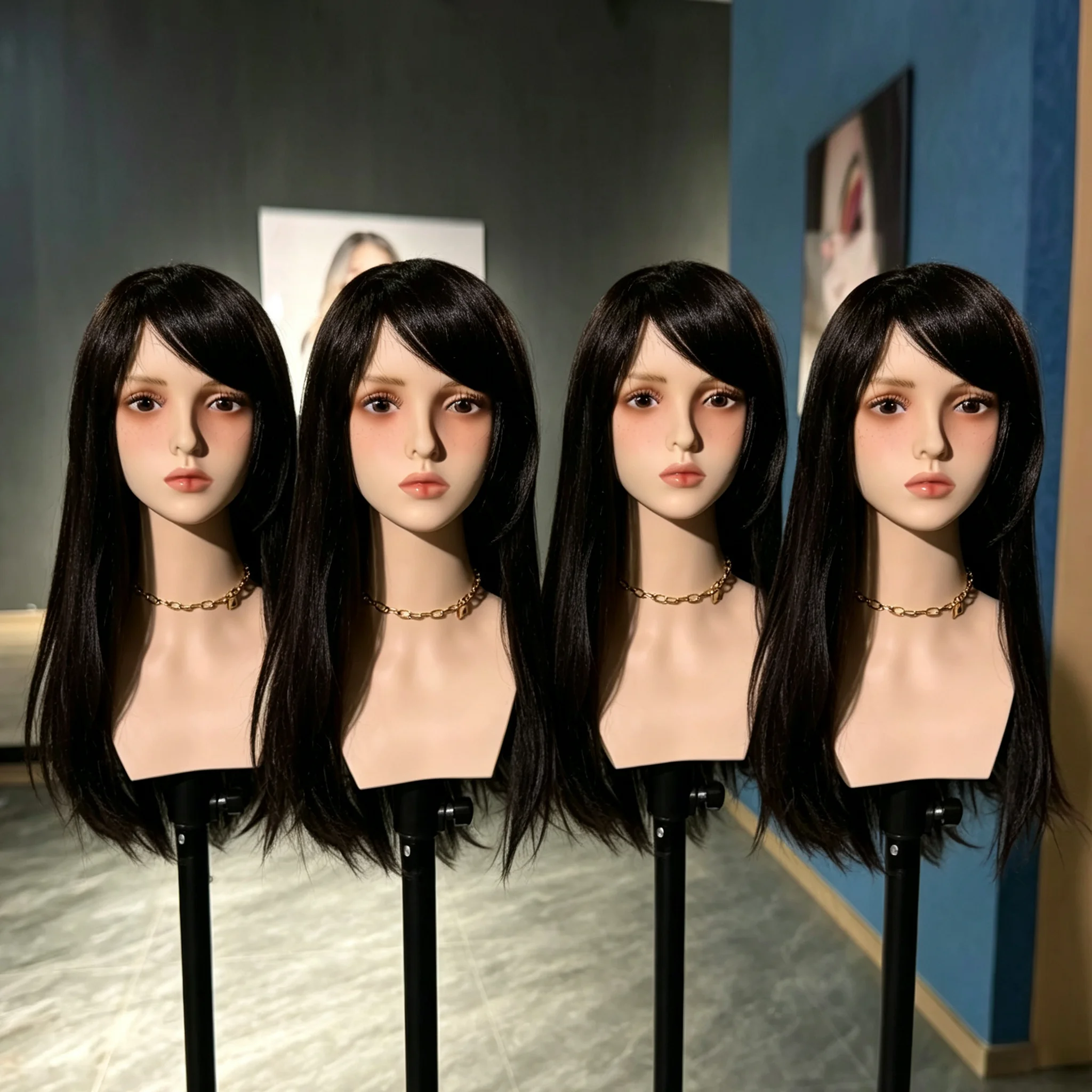 4PC Mannequin Head for Wig Display USA Warehouse Free Shipping Wig Holding Bust Head