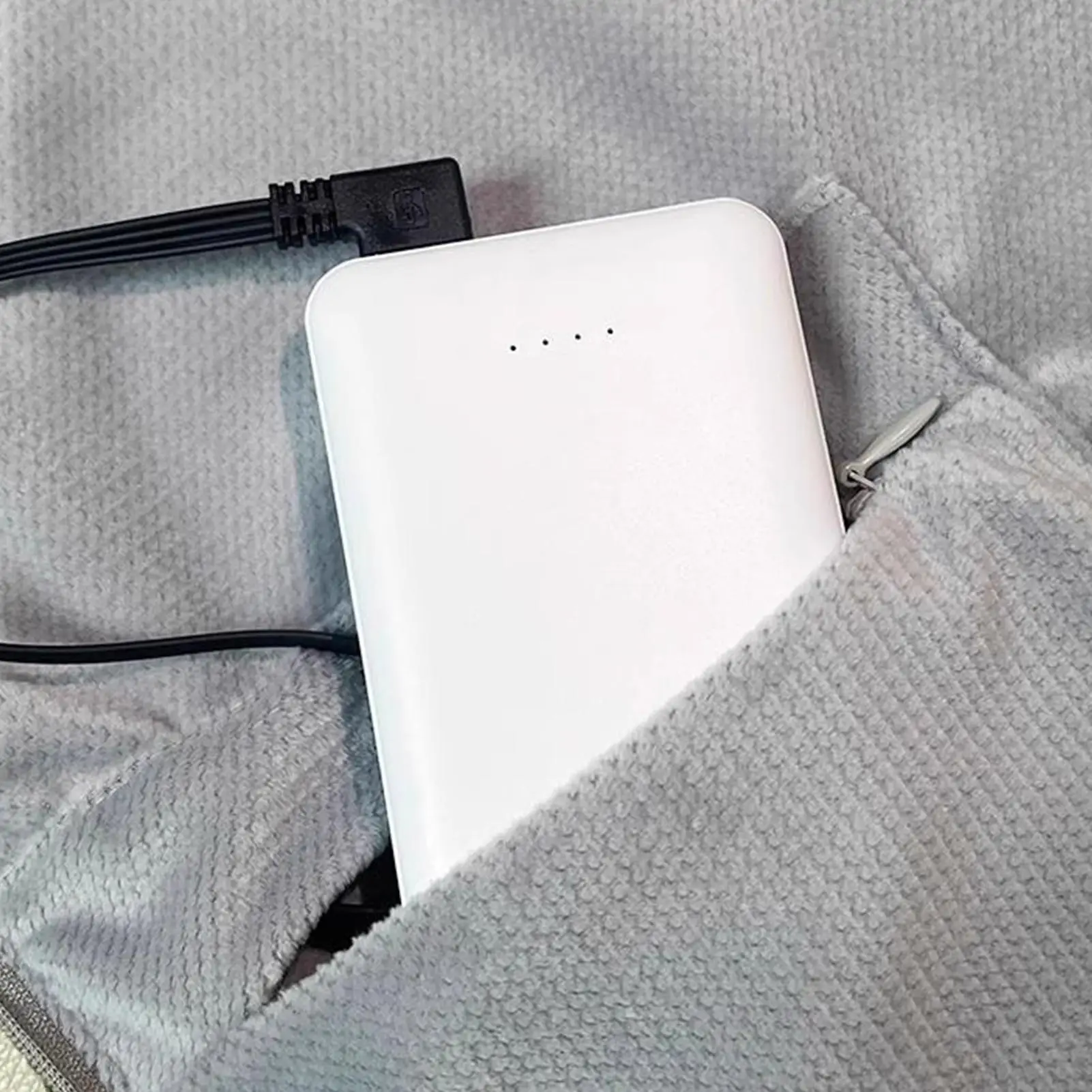 

Portable Heated Blanket Foldable Fast Heating Wrap Shawl Heated Wearable Blanket For Camping Travel Winter Car Nighttime Outdoor